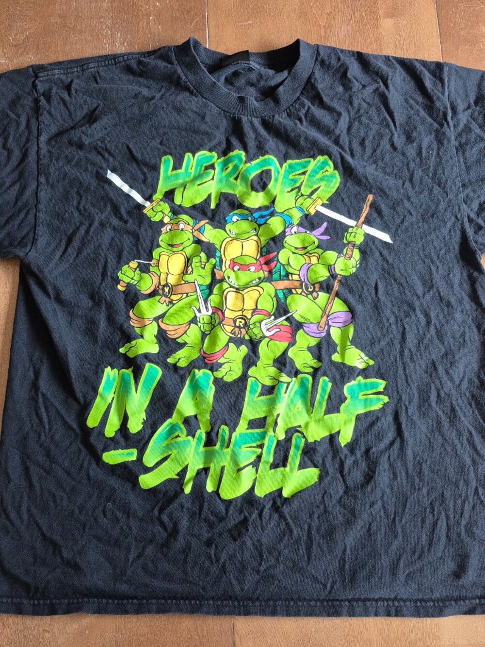 Teenage mutant ninja turtles TMNT  men shirt 80s
